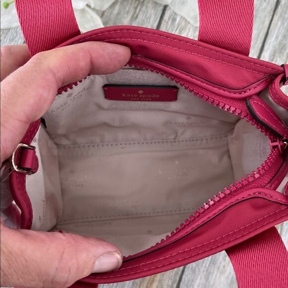 Kate Spade Purse Crossbody Kip Nylon Mini Tote Bag - Picture 5 of 10